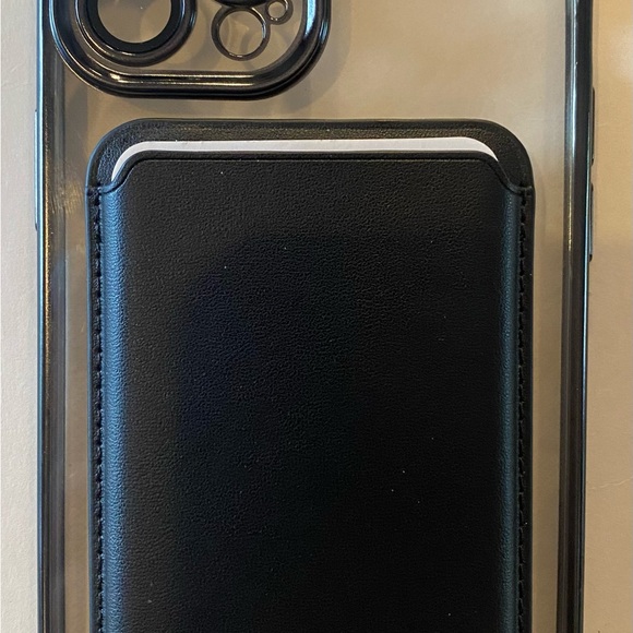 Hython Magnetic Clear Case for iPhone 12 Pro Max Case 6.7 Black   NEW - Picture 8 of 12